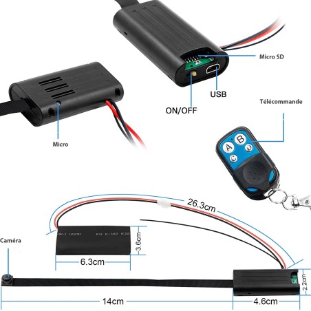 Module DIY caméra surveillance FULL HD