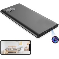 Batterie de secours caméra wifi Full HD accessible à distance