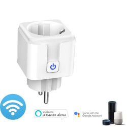Prise 10A connectée WIFI compatible Alexa et Google assistant