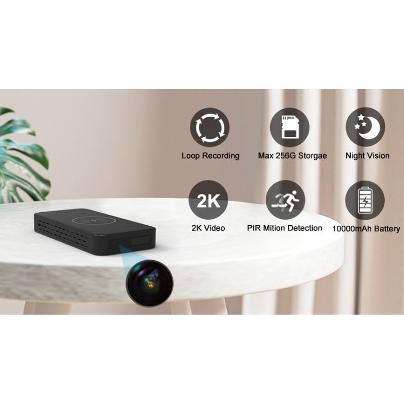 Camera battery backup 180 days in 2K motion detection