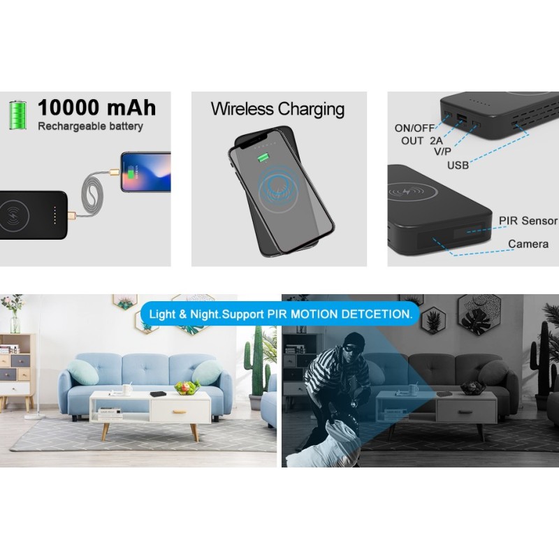 Camera battery backup 180 days in 2K motion detection