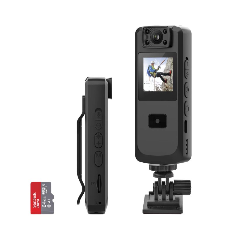 Camera with 10h Full HD motion detection screen
