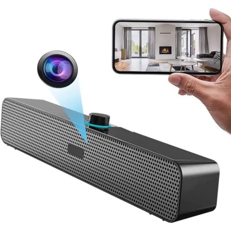 High quality WIFI spy camera Bluetooth speaker