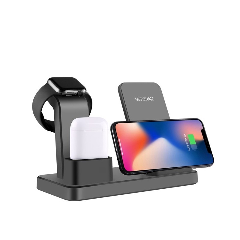 Induction charging station with Full HD WIFI camera