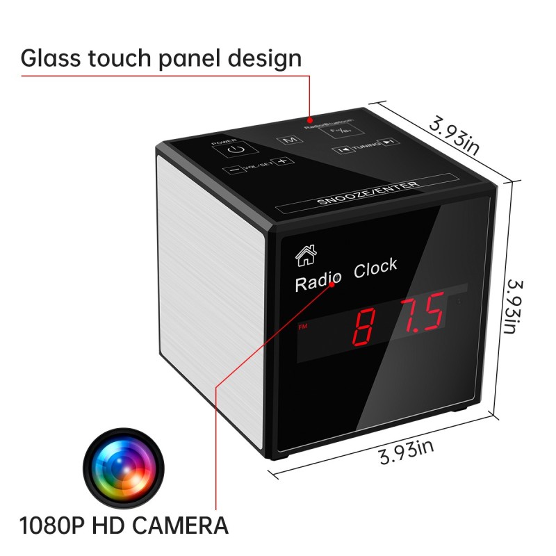 Wi-Fi Camera - Clock - Bluetooth Speaker