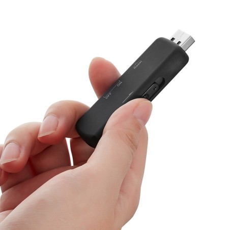 Clé USB micro enregistreur espion 20h en détection de bruit