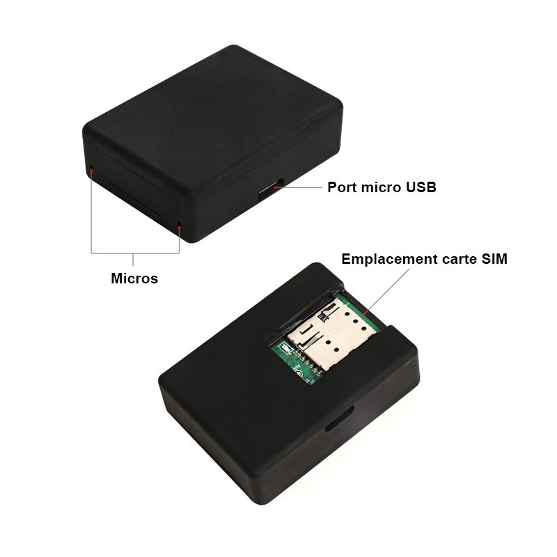 Micro GSM remote listening with GPS location