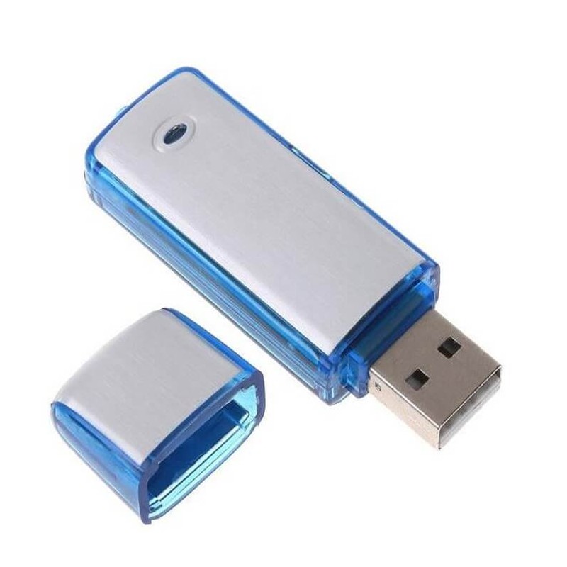 Clé USB enregistreuse audio 20 heures d'autonomie