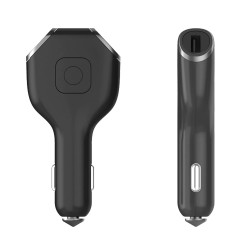 Micro GSM écoute en temps réel traceur GPS avec batterie dans un chargeur allume cigare