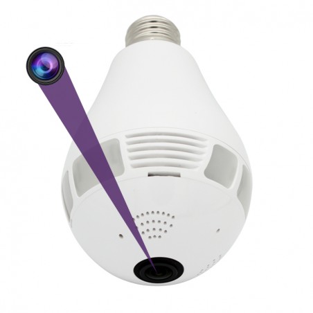 Ampoule caméra de surveillance Full HD WIFI accessible à distance
