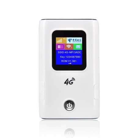 Routeur modem 4G mobile WiFi double cartes SIM avec batterie 5200mAh