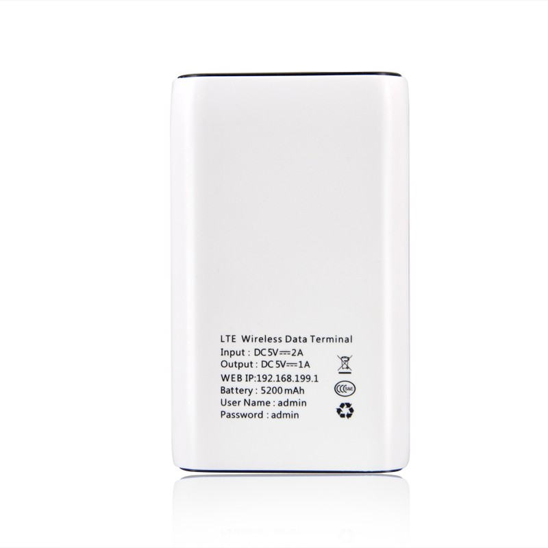 Routeur modem 4G mobile WiFi avec batterie 5200mAh